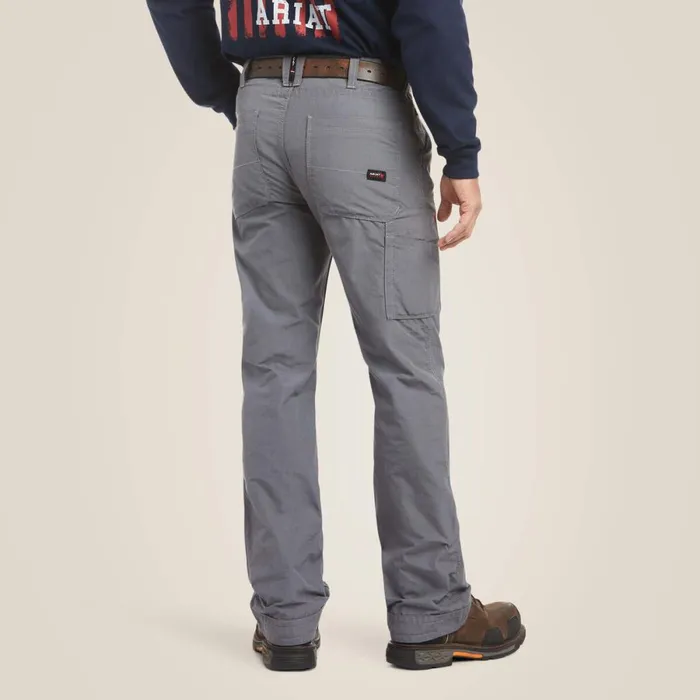 FR M4 Relaxed DuraLight Ripstop Boot Cut Pant Grey Men Ariat Pants and Shorts FR M4 Relaxed DuraLight Ripstop Boot Cut Pant Grey Men Ariat Pants and Shorts