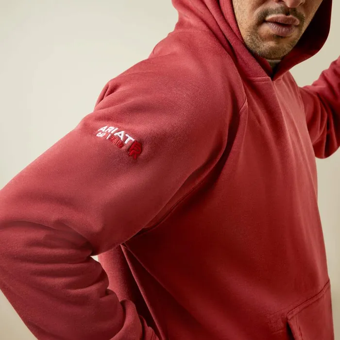 FR Primo Fleece Logo Hoodie Brick Red Men Ariat Sweatshirts and Hoodies FR Primo Fleece Logo Hoodie Brick Red Men Ariat Sweatshirts and Hoodies