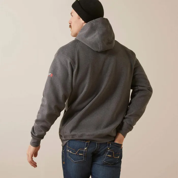 FR Rev Pullover Hoodie Charcoal Heather Men Ariat Sweatshirts and Hoodies FR Rev Pullover Hoodie Charcoal Heather Men Ariat Sweatshirts and Hoodies