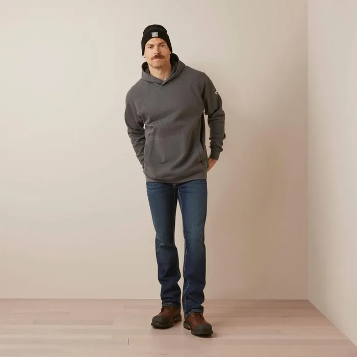 FR Rev Pullover Hoodie Charcoal Heather Men Ariat Sweatshirts and Hoodies FR Rev Pullover Hoodie Charcoal Heather Men Ariat Sweatshirts and Hoodies