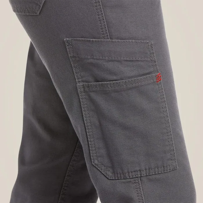 FR Stretch DuraLight Canvas Stackable Straight Leg Pant Iron Grey Women Ariat Pants and Shorts FR Stretch DuraLight Canvas Stackable Straight Leg Pant Iron Grey Women Ariat Pants and Shorts