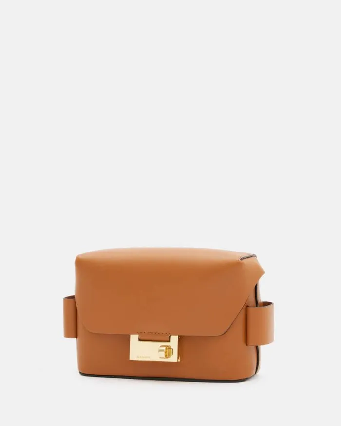 Frankie 3In1 Leather Bag Desert Tan Women AllSaints Handbags and Wallets