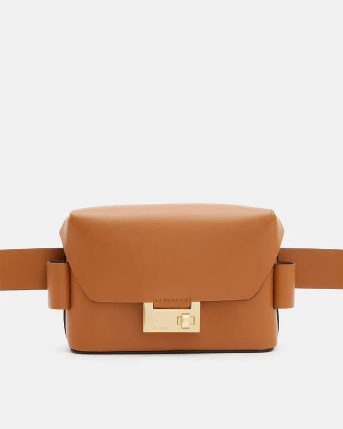 Frankie 3In1 Leather Bag Desert Tan Women AllSaints Handbags and Wallets