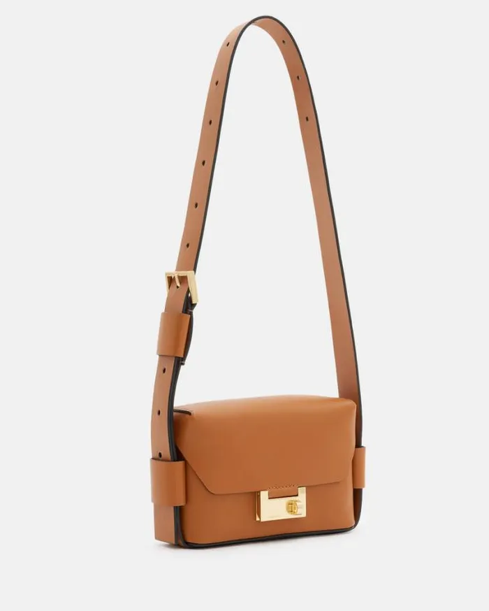 Frankie 3In1 Leather Bag Desert Tan Women AllSaints Handbags and Wallets