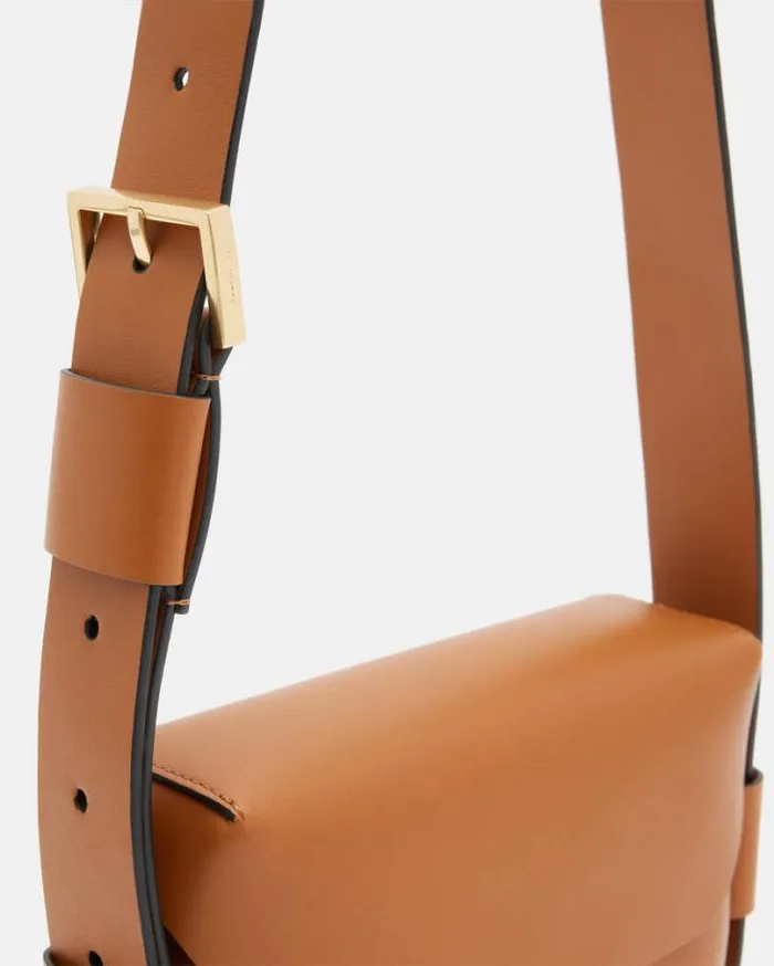 Frankie 3In1 Leather Bag Desert Tan Women AllSaints Handbags and Wallets