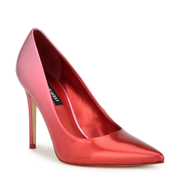 Fresh Pointy Toe Pumps Red And Pink Ombre Women Nine West Pumps Fresh Pointy Toe Pumps Red And Pink Ombre Women Nine West Pumps