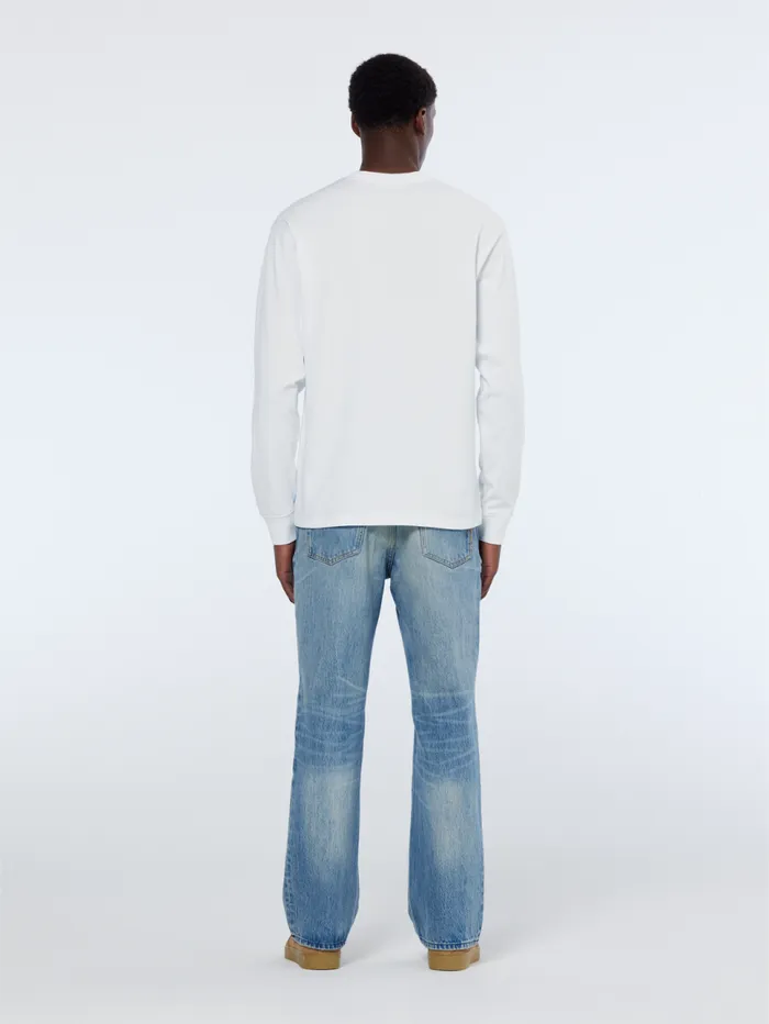 Front Artwork Relaxed Fit Long Sleeve Tshirt White Men Scotch and Soda Sweatshirts and Hoodies Front Artwork Relaxed Fit Long Sleeve Tshirt White Men Scotch and Soda Sweatshirts and Hoodies
