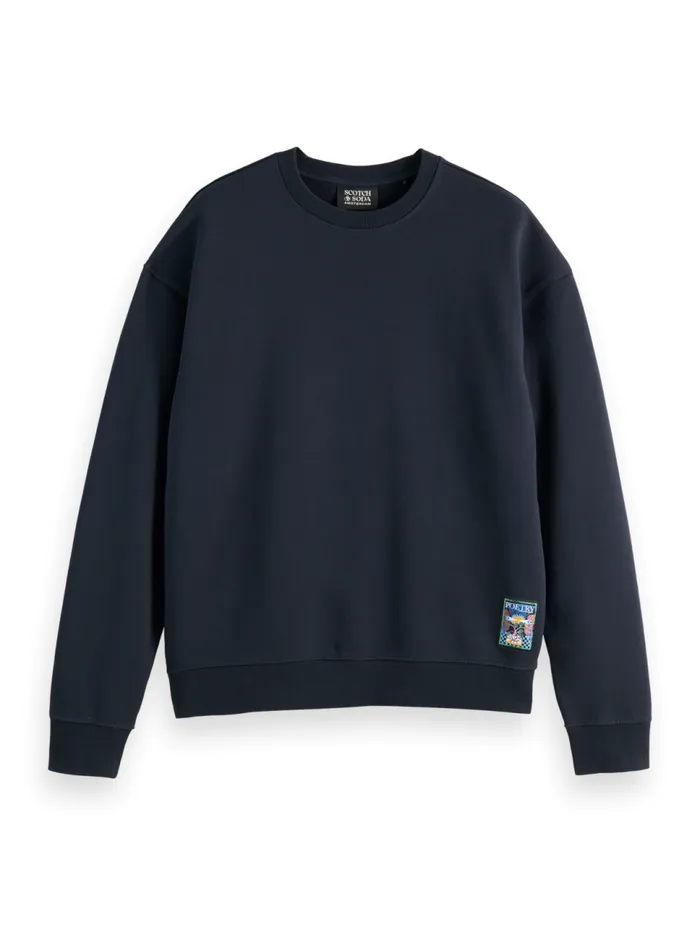 FRONT BACK ARTWORK SWEATSHIRT Black Men Scotch and Soda Sweatshirts and Hoodies FRONT BACK ARTWORK SWEATSHIRT Black Men Scotch and Soda Sweatshirts and Hoodies