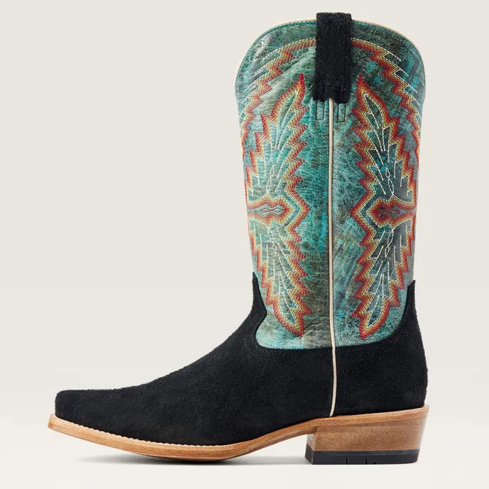 Futurity Showman Western Boot Black Roughout Men Ariat Western Boots Futurity Showman Western Boot Black Roughout Men Ariat Western Boots