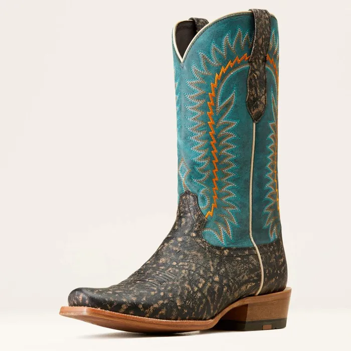 Futurity Time Cowboy Boot Distressed Charcoal Men Ariat Western Boots