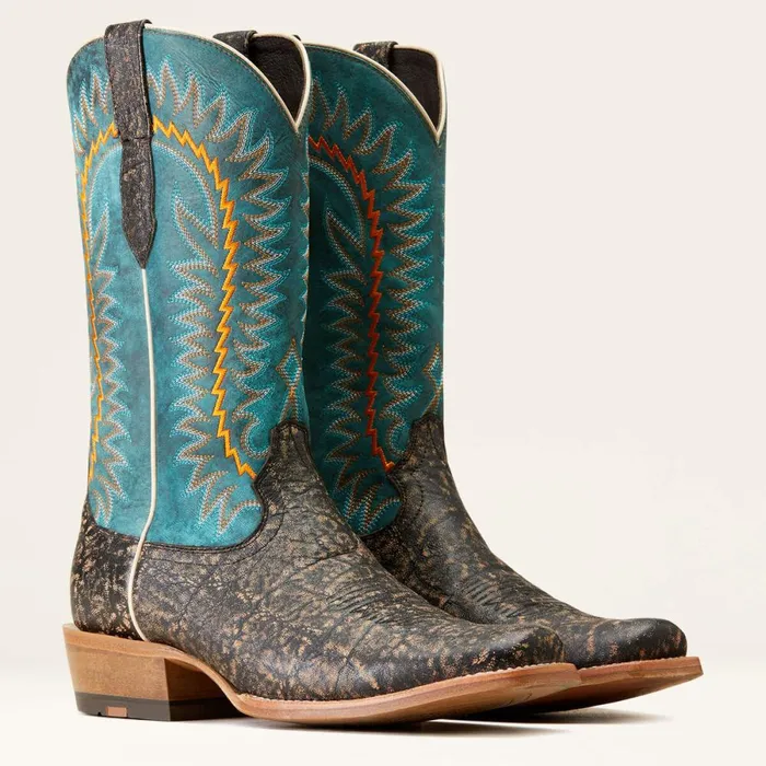 Futurity Time Cowboy Boot Distressed Charcoal Men Ariat Western Boots Futurity Time Cowboy Boot Distressed Charcoal Men Ariat Western Boots
