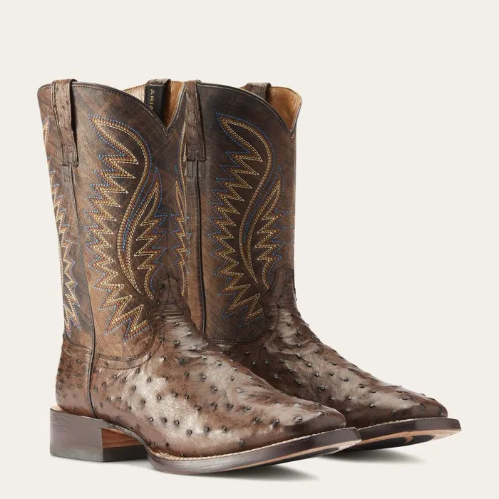 Gallup Western Boot Mocha Full Quill Ostrich Men Ariat Western Boots Gallup Western Boot Mocha Full Quill Ostrich Men Ariat Western Boots