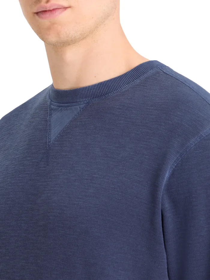 GARMENT DYED STRUCTURED SWEATSHIRT Moss Green Men Scotch and Soda Sweatshirts and Hoodies GARMENT DYED STRUCTURED SWEATSHIRT Moss Green Men Scotch and Soda Sweatshirts and Hoodies