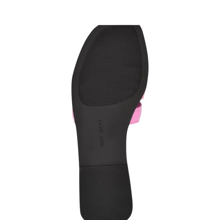 Geena Flat Slide Sandals Pinkblue Women Nine West Casual Geena Flat Slide Sandals Pinkblue Women Nine West Casual
