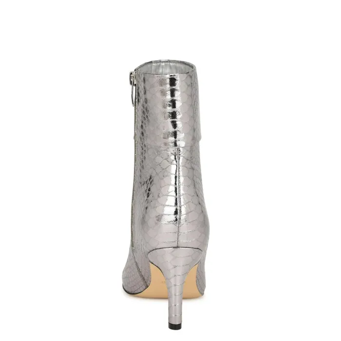Gemms Dress Booties Pewter Snake Women Nine West Boots and Booties Gemms Dress Booties Pewter Snake Women Nine West Boots and Booties