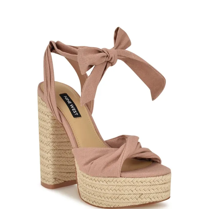 Gertha Platform Espadrille Sandals Blush Women Nine West Sandals Gertha Platform Espadrille Sandals Blush Women Nine West Sandals