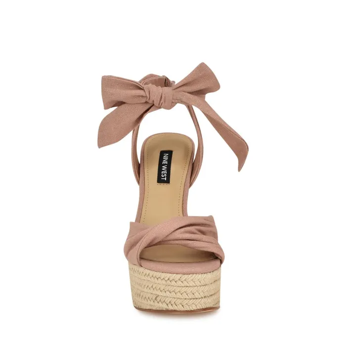 Gertha Platform Espadrille Sandals Blush Women Nine West Sandals Gertha Platform Espadrille Sandals Blush Women Nine West Sandals