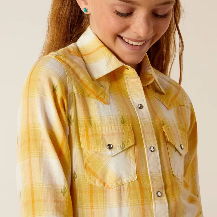 Glenrock Shirt Cactus Dobby Kids Ariat Button Down Shirts Glenrock Shirt Cactus Dobby Kids Ariat Button Down Shirts