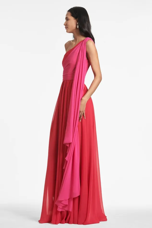 Grace Gown 8211 FuchsiaPoppy Red Women Sachin and Babi Formal