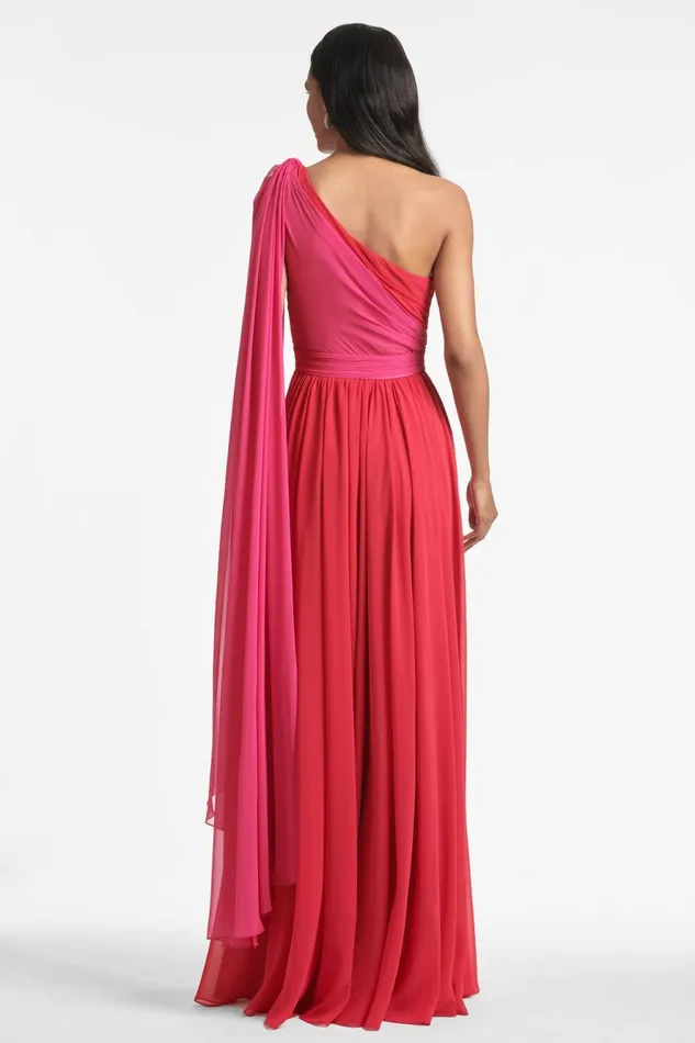 Grace Gown 8211 FuchsiaPoppy Red Women Sachin and Babi Formal