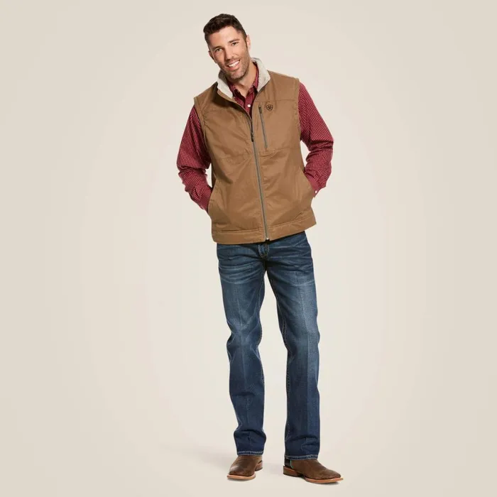 Grizzly Canvas Vest Cub Men Ariat Jackets and Vests Grizzly Canvas Vest Cub Men Ariat Jackets and Vests