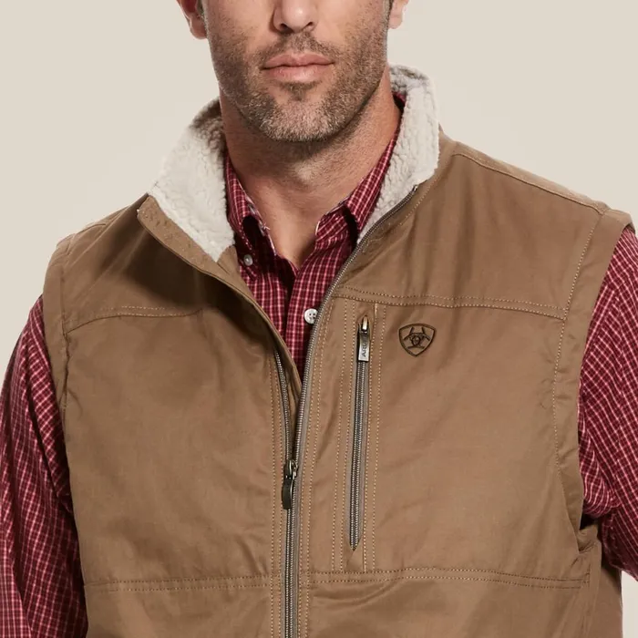 Grizzly Canvas Vest Cub Men Ariat Jackets and Vests Grizzly Canvas Vest Cub Men Ariat Jackets and Vests