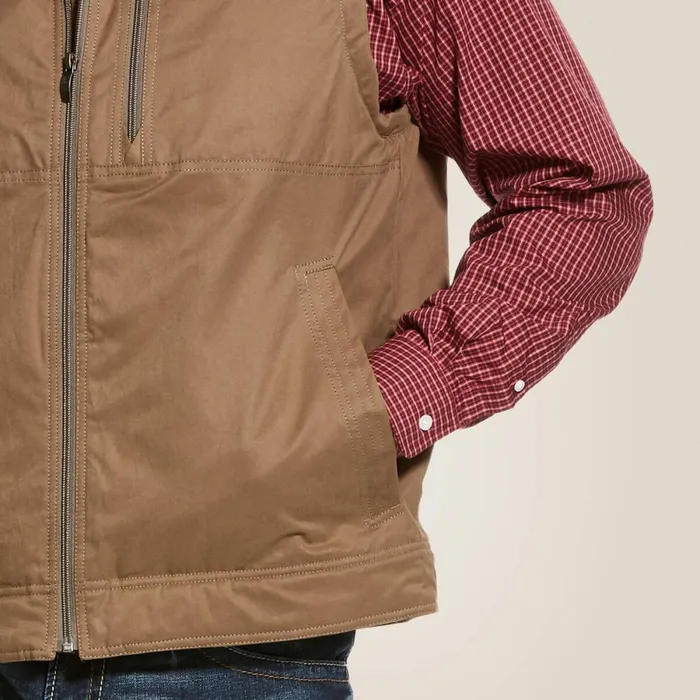 Grizzly Canvas Vest Cub Men Ariat Jackets and Vests Grizzly Canvas Vest Cub Men Ariat Jackets and Vests
