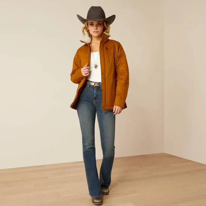 Grizzly Insulated Jacket Chestnut Women Ariat Jackets and Vests Grizzly Insulated Jacket Chestnut Women Ariat Jackets and Vests