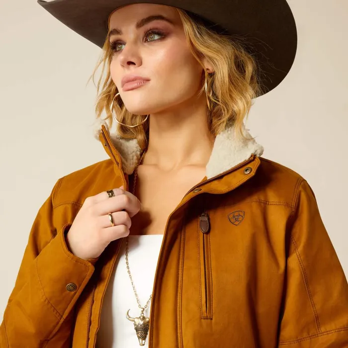 Grizzly Insulated Jacket Chestnut Women Ariat Jackets and Vests Grizzly Insulated Jacket Chestnut Women Ariat Jackets and Vests