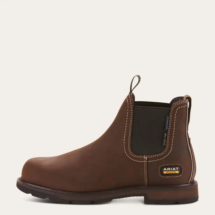Groundbreaker Chelsea Waterproof Steel Toe Work Boot Dark Brown Men Ariat Work Boots Groundbreaker Chelsea Waterproof Steel Toe Work Boot Dark Brown Men Ariat Work Boots