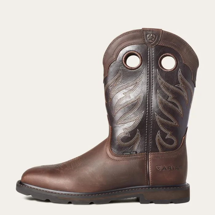 Groundwork Wide Square Toe Steel Toe Work Boot Brown Men Ariat Work Boots Groundwork Wide Square Toe Steel Toe Work Boot Brown Men Ariat Work Boots