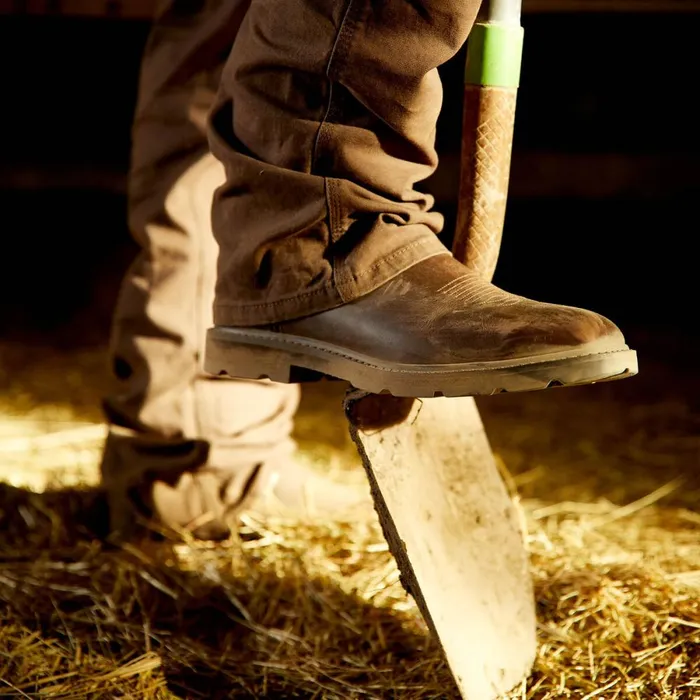 Groundwork Wide Square Toe Steel Toe Work Boot Brown Men Ariat Work Boots Groundwork Wide Square Toe Steel Toe Work Boot Brown Men Ariat Work Boots