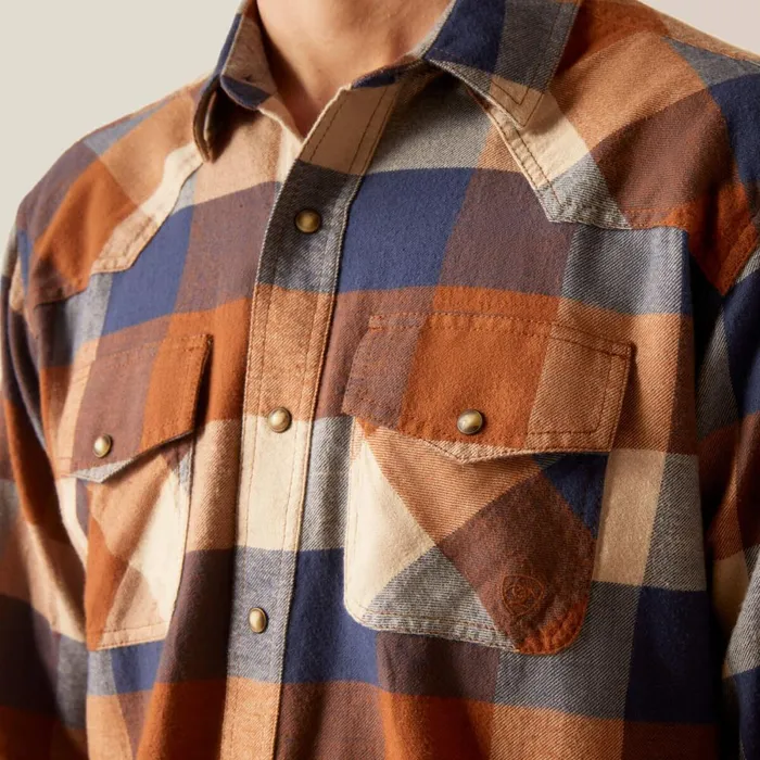 Haider Retro Fit Shirt Mohogany Men Ariat Button Down Shirts Haider Retro Fit Shirt Mohogany Men Ariat Button Down Shirts