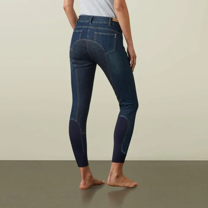 Halo Denim Full Seat Breech Marine Women Ariat Pants and Shorts Halo Denim Full Seat Breech Marine Women Ariat Pants and Shorts