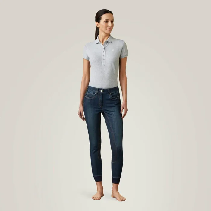 Halo Denim Full Seat Breech Marine Women Ariat Pants and Shorts Halo Denim Full Seat Breech Marine Women Ariat Pants and Shorts