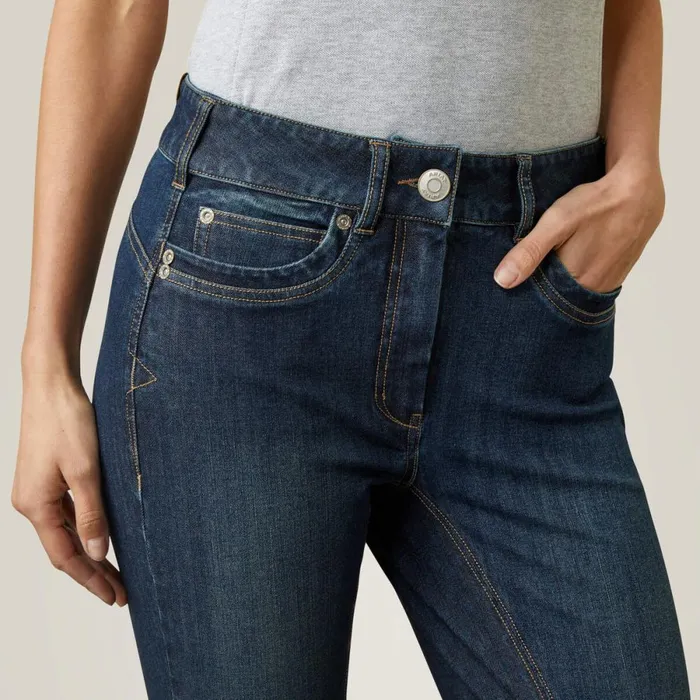 Halo Denim Full Seat Breech Marine Women Ariat Pants and Shorts Halo Denim Full Seat Breech Marine Women Ariat Pants and Shorts