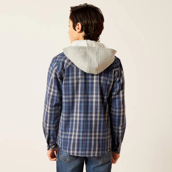 Hanley Shirt Jacket Mood Indigo Kids Ariat Jackets and Vests Hanley Shirt Jacket Mood Indigo Kids Ariat Jackets and Vests
