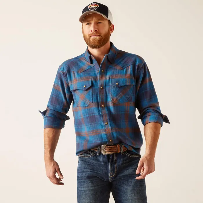 Hans Retro Fit Shirt Moon Howl Men Ariat Button Down Shirts