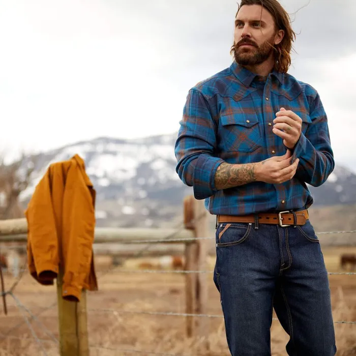 Hans Retro Fit Shirt Moon Howl Men Ariat Button Down Shirts Hans Retro Fit Shirt Moon Howl Men Ariat Button Down Shirts