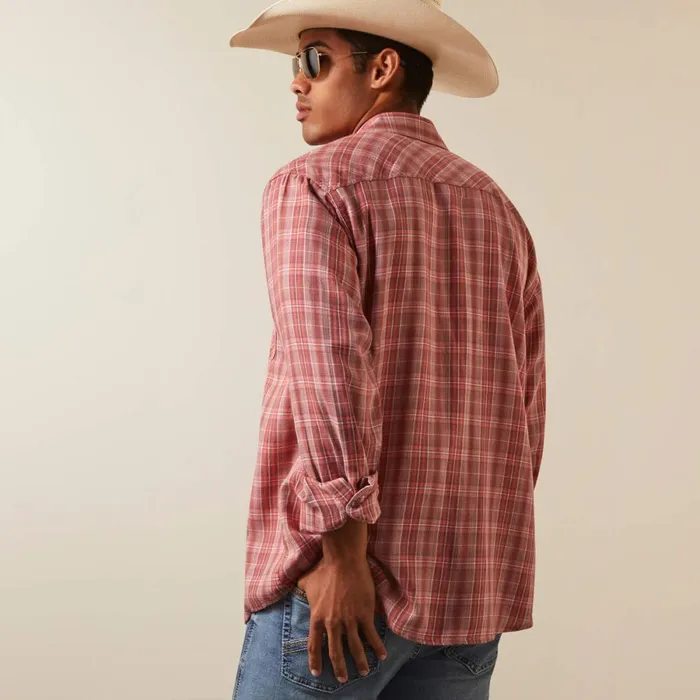 Hart Retro Fit Shirt White Asparagus Men Ariat Button Down Shirts Hart Retro Fit Shirt White Asparagus Men Ariat Button Down Shirts
