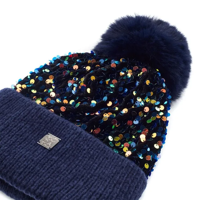 Hats Women Moda In Pelle Lexiehat Navy Textile Hats Women Moda In Pelle Lexiehat Navy Textile