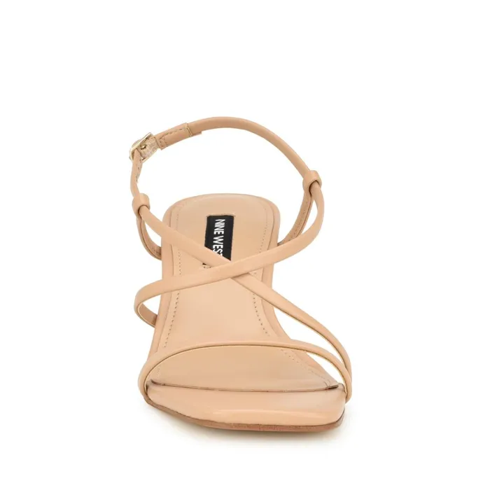 Haya Strappy Sandals Warm Blush Women Nine West Low Heel Haya Strappy Sandals Warm Blush Women Nine West Low Heel