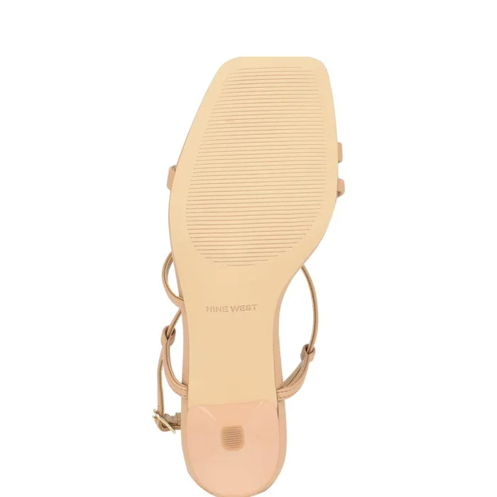 Haya Strappy Sandals Warm Blush Women Nine West Low Heel Haya Strappy Sandals Warm Blush Women Nine West Low Heel