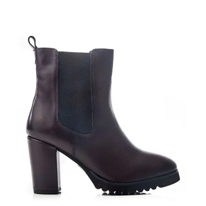 Heeled And Wedge Boots Women Moda In Pelle Bsoleful BKinkah Dark Brown Leather