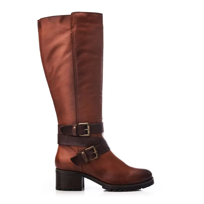 Heeled And Wedge Boots Women Moda In Pelle Hadleigh Tan Leather