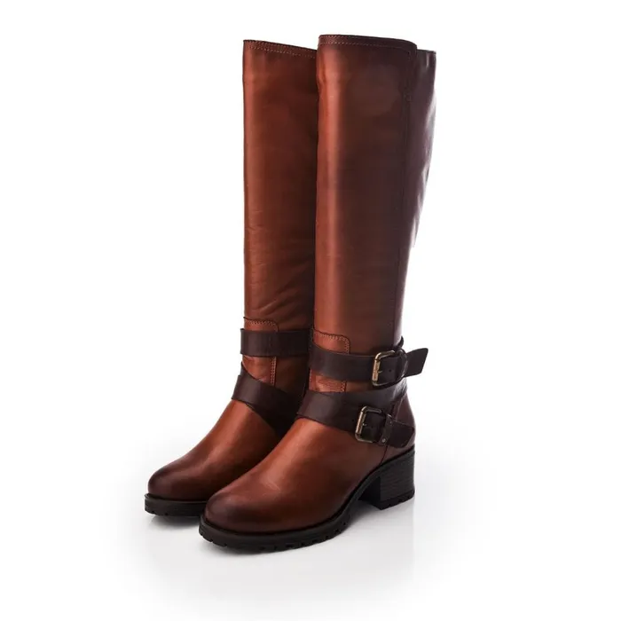 Heeled And Wedge Boots Women Moda In Pelle Hadleigh Tan Leather Heeled And Wedge Boots Women Moda In Pelle Hadleigh Tan Leather