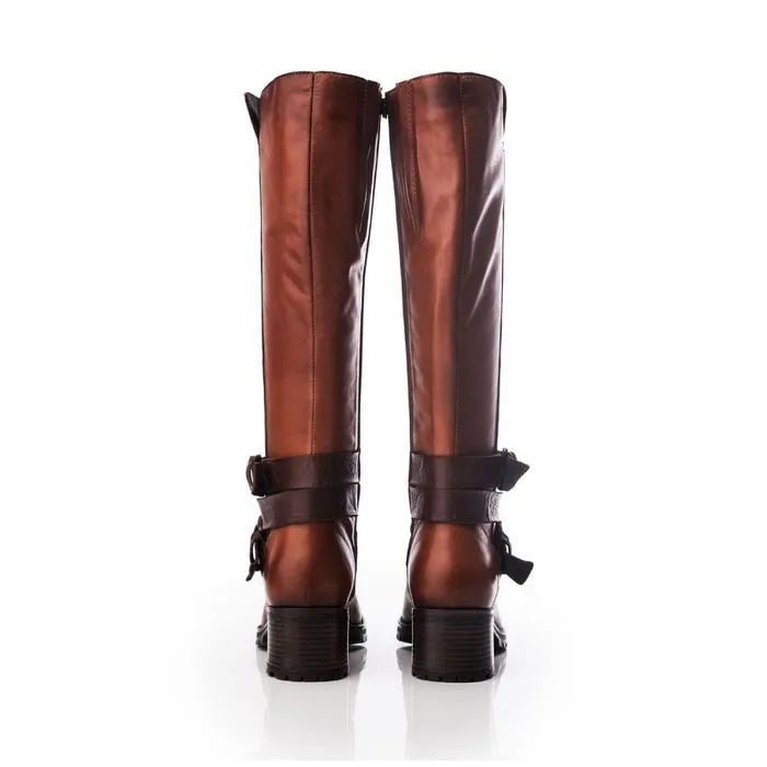 Heeled And Wedge Boots Women Moda In Pelle Hadleigh Tan Leather Heeled And Wedge Boots Women Moda In Pelle Hadleigh Tan Leather