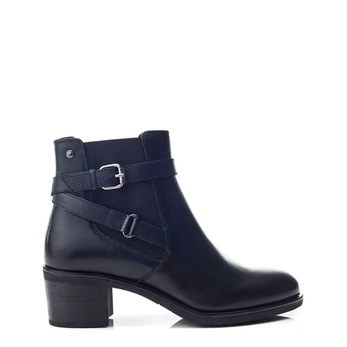 Heeled And Wedge Boots Women Moda In Pelle Libres Black Leather