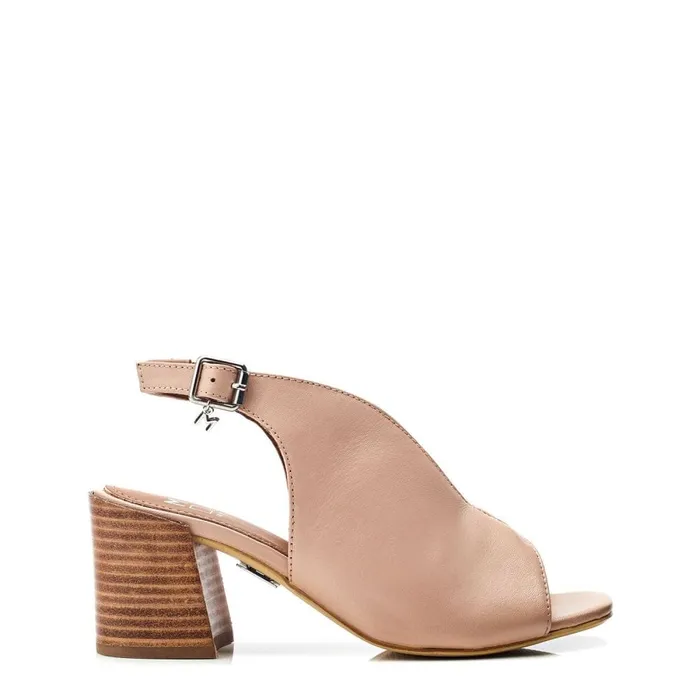 Heeled Sandals Women Moda In Pelle Lonnia Cameo Leather