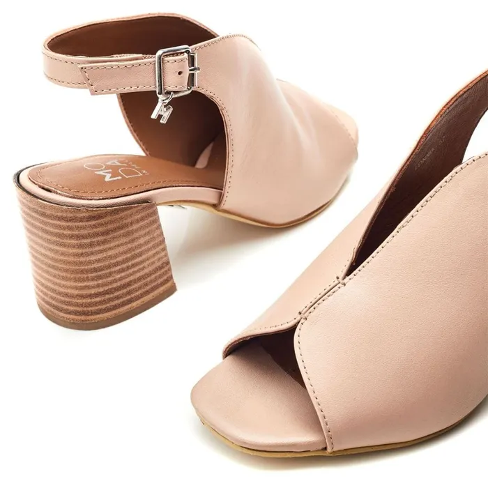 Heeled Sandals Women Moda In Pelle Lonnia Cameo Leather